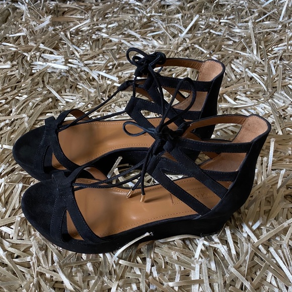 NEW Aquazurra Beverly Hills Flatform Sandals - Picture 6 of 10